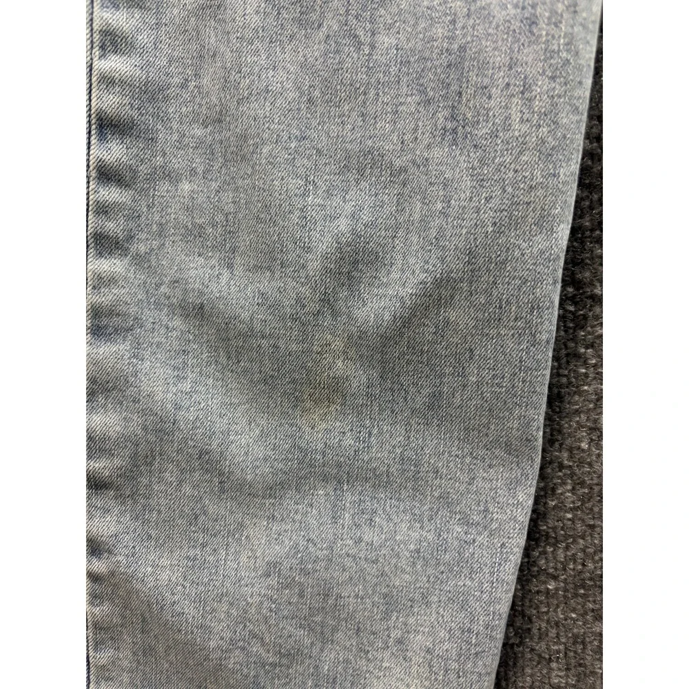 True Religion Ricky Relaxed Straight Jeans Mens 34 Light Wash Blue Denim